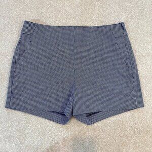 Banana Republic Factory Blue & White Check Shorts - Size 6